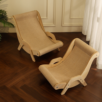 Grand hamac à gratter en sisal remplaçable OEM/ODM Mobilier en bois pour animaux de compagnie Lit Chat Canapé Chaise