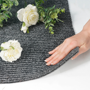 JInNIng alta qualità Velour moderno prezzo a buon mercato <span class=keywords><strong>corridoio</strong></span> sala ufficio casa non tessuto tappeto produttore Jacquard tappeto rotolo - Product Image 4