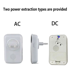 AG-9643K (AC/DC) impermeabile a lungo raggio Eu Uk Us Plug 36 suonerie batteria <span class=keywords><strong>campanello</strong></span> senza fili all'aperto per non udenti - Product Image 6