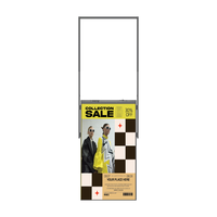 Affichage de fenêtre latérale simple de 55 pouces 3000 nits affichage de vitrine LCD haute luminosité face à l'écran de fenêtre Double face