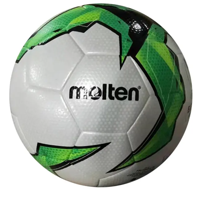 Türük huidong spor toptan boyutu 5 4 futbol futbol altıgen tasarım dokulu TPU lamine termal bağlı futbol topu