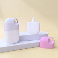Botol Krim Lotion Gantungan Kunci 1oz untuk Kosmetik, Botol Mini Tabir Surya Custom 40ml, Kemasan Tabir Surya
