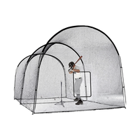 Cage de frappe portable robuste pour entraînement en extérieur, équipement de baseball et softball, filet de baseball pour cages