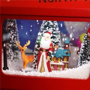 Linterna LED de Plástico China, Linterna de Nieve LED, Linternas Musicales LED para Decoración Navideña - Product Image 5