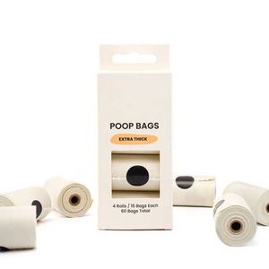 <b>Compostable</b> High Quality Pet Poop <b>Bags</b> Disposable Plastic Film Can Be Customized Color Size Thickness and Printing - Product Image 2
