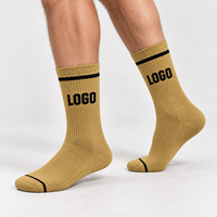 Chaussettes de sport personnalisées de designer, faible MOQ, jacquard, respirantes, à séchage rapide, rembourrées, pour la course, la gym, l'entraînement, OEM, ODM, logo