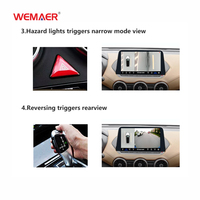 Cámaras de Visión Trasera para Golf Wemaer OEM con Vista Panorámica de 360 Grados, Alta Calidad, Visión Nocturna Star Light, Impermeables IP67, 1080P HD para Estacionamiento