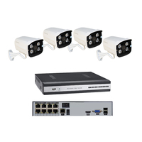 Caméra CCTV sans fil Going Tech 1080p 4CH pour l'extérieur avec vision nocturne et options de stockage de données Tuya App NVR