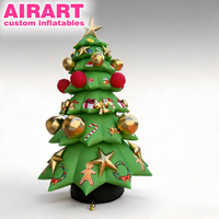 Sapin de Noël Gonflable 3D Décoré pour Scène de Festival Hivernal, Sapin Gonflable Personnalisable pour Centre Commercial/Jardin/Pelouse