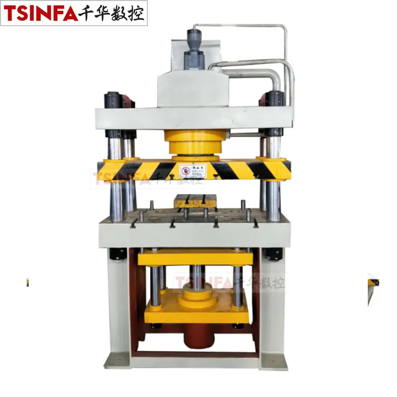 4 Column sheet plate metal stretch forming hydraulic press Deep drawing steel utensils pot making hydraulic press machine 160T