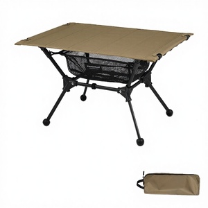 Mesa Plegable Compacta de Aluminio con Logotipo Personalizado Moderno OEM, Superficie Oxford 600D y Bolsa de Almacenamiento para Uso en Exteriores - Product Image 2