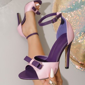 High Quality Stiletto Heels Fairy Style Sexy Fashion Open <b>Toe</b> Sandals Wedding Shoes - Product Image 2
