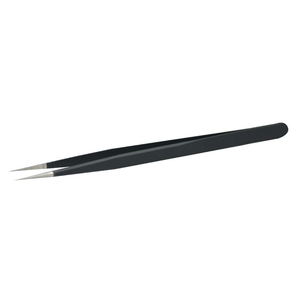 Pinzas de acero inoxidable de alta calidad para pestañas, pinzas para maquillaje con empaque personalizado - Product Image 2