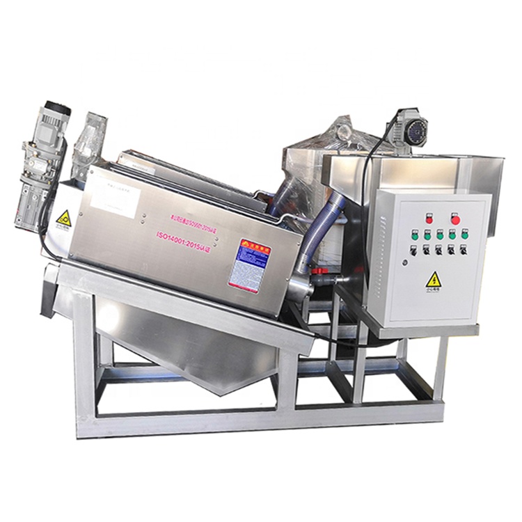 Дегидратор шлама, осушитель, винтовой пресс для очистки сточных вод