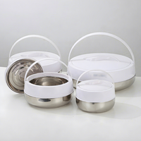 Ensemble de boîtes alimentaires isothermes en acier inoxydable de qualité supérieure, 4 pièces, grande capacité, boîte à lunch en forme de kaki, boîte de rangement pour usage quotidien