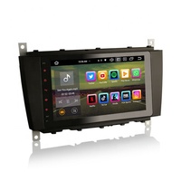 Erisin ES8589C 7 pouces Android 12.0 IPS CarPlay sans fil 4G BT5.1 DSP Lecteur DVD de voiture pour Mercedes Benz Classe C CLC W203 CLK W209