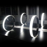 Bande lumineuse pour roue, design simple face, 10 rangées, intensité extrême, 2440 LED, pré-assemblée, blanc pur, version mise à jour