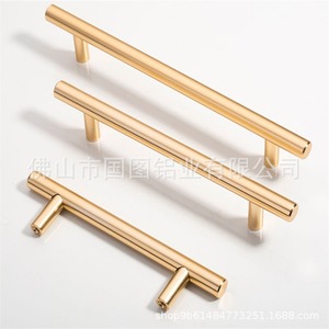 Aluminum Alloy Cabinet Door Handles Bar Shape Minimalist Design Durable Home Hardware Accessories Custom Made Foshan Origin - Product Image 2