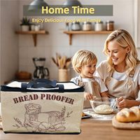 Boîte de Fermentation Professionnelle Portable Pliable avec Fermeture Éclair, Capteur NTC, Minuteur et Arrêt Automatique pour Yaourt, Riz, Vin et Pains