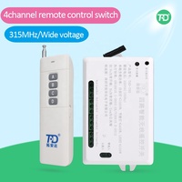 AC85V-220V Universel 315MHz RF télécommande 2000m Porte Ouvre duplicateur à distance code grabber roulant sutter télécommande