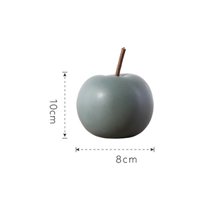 Modern Macaron Color Ceramic Fruit <strong>Apple</strong> Ornament <strong>Home</strong> Decor Tabletop Easter Birthday Wedding <strong>Accessory</strong> - Product Image 2
