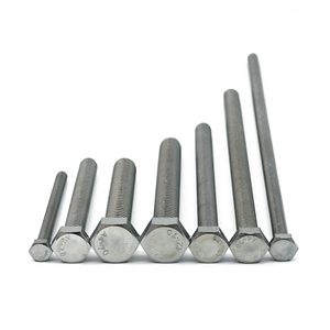 สลักเกลียวหัวหกเหลี่ยมและน็อตสแตนเลส DIN933 DIN934 SS304 A2-80 M6 M12 M16 M18 - Product Image 3