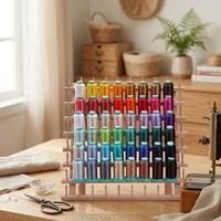 Fil à broder en rayonne 120D, 48 couleurs, série Sakura Mini, fil à broder doux, idéal pour les bébés et parfait pour les cadeaux