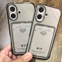 Étui de téléphone transparent d'origine pour Samsung A57/A56/A37/A27 5G, coque de protection antichoc avec fente pour cartes