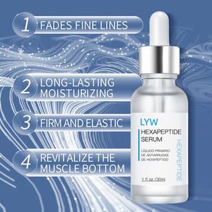 LYW 헥사펩타이드 히알루론산 세럼 30ml 집중 보습 및 매끄러운 피부결을 위한 영양 공급 및 정제된 피부 질감 - Product Image 3