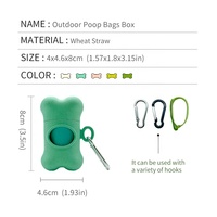 Distributeur de sacs à déjections pour animaux de compagnie avec logo personnalisé, de qualité supérieure, en gros