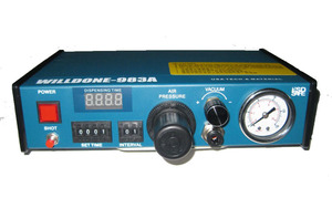 Distributeur de colle numérique automatique industriel Willdone 983A, contrôleur pneumatique de pâte à souder, machine de distribution - Product Image 5