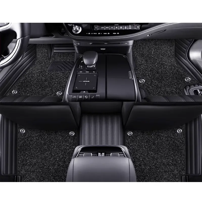 Luxe Auto Vloermatten Full Set Tapijt Waterdicht Diamant Auto Mat Voor Land Rover Evoque