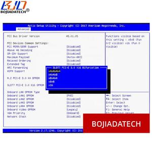 4 منافذ <span class=keywords><strong>M</strong></span>.<span class=keywords><strong>2</strong></span> فتحة مفتاح mgff NVMe-<span class=keywords><strong>M</strong></span> إلى PCI Express npcl-E محول 16X SSD بطاقة غارة MB دعم PCIe X4X4X4X4 - Product Image 5