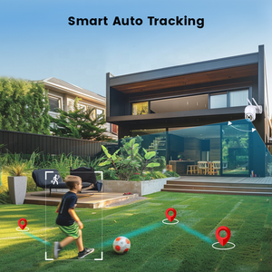 4MP Full HD Intelligent suivi automatique sans fil Icsee dôme PTZ caméra <span class=keywords><strong>360</strong></span> vue panoramique extérieur CCTV sécurité Smart WiFi - Product Image 5