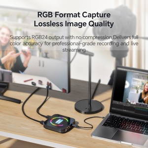 Tarjeta de Captura de Video 4K HDR con Función Loopback para USB Tipo-C, Sin Necesidad de Controladores, Caja de Transmisión de Juegos VRR para Windows/Mac/Linux en Vivo - Product Image 4