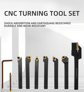 Máy Tiện CNC Chuyển Công Cụ Chủ Set 7PC/9PC Phụ Tùng Trên Máy Tiện Trong Kích Thước Đầy Đủ 08Mm, 10Mm, 12Mm, 16Mm, 20Mm, 25Mm, 32Mm - Product Image 5
