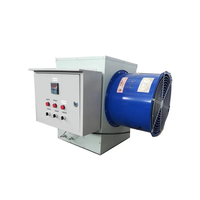 Ventilateur chauffe-eau en cuivre, 2 pièces, support technique, fabrication de plantes, feuille chromée par immersion, vente en gros