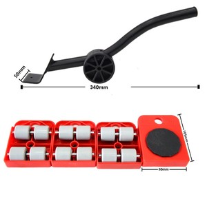 Kit de Elevadores Giratorios 360° para Muebles del Hogar, Herramienta con Ruedas para Fácil Movimiento de Sofás y Artículos del Hogar en la Sala de Estar - Product Image 6