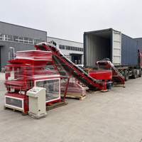Machine automatique de fabrication de briques de terre et de blocs d'argile RPT2-10, 1600x1400x2100mm, presse hydraulique 7.5KW, cycle 8-10s