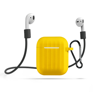 Pour <span class=keywords><strong>Apple</strong></span> Airpod Cas Doux Plus Épais Silicone Étui pour <span class=keywords><strong>Casque</strong></span> Sac boîte avec sac d'opp - Product Image 1