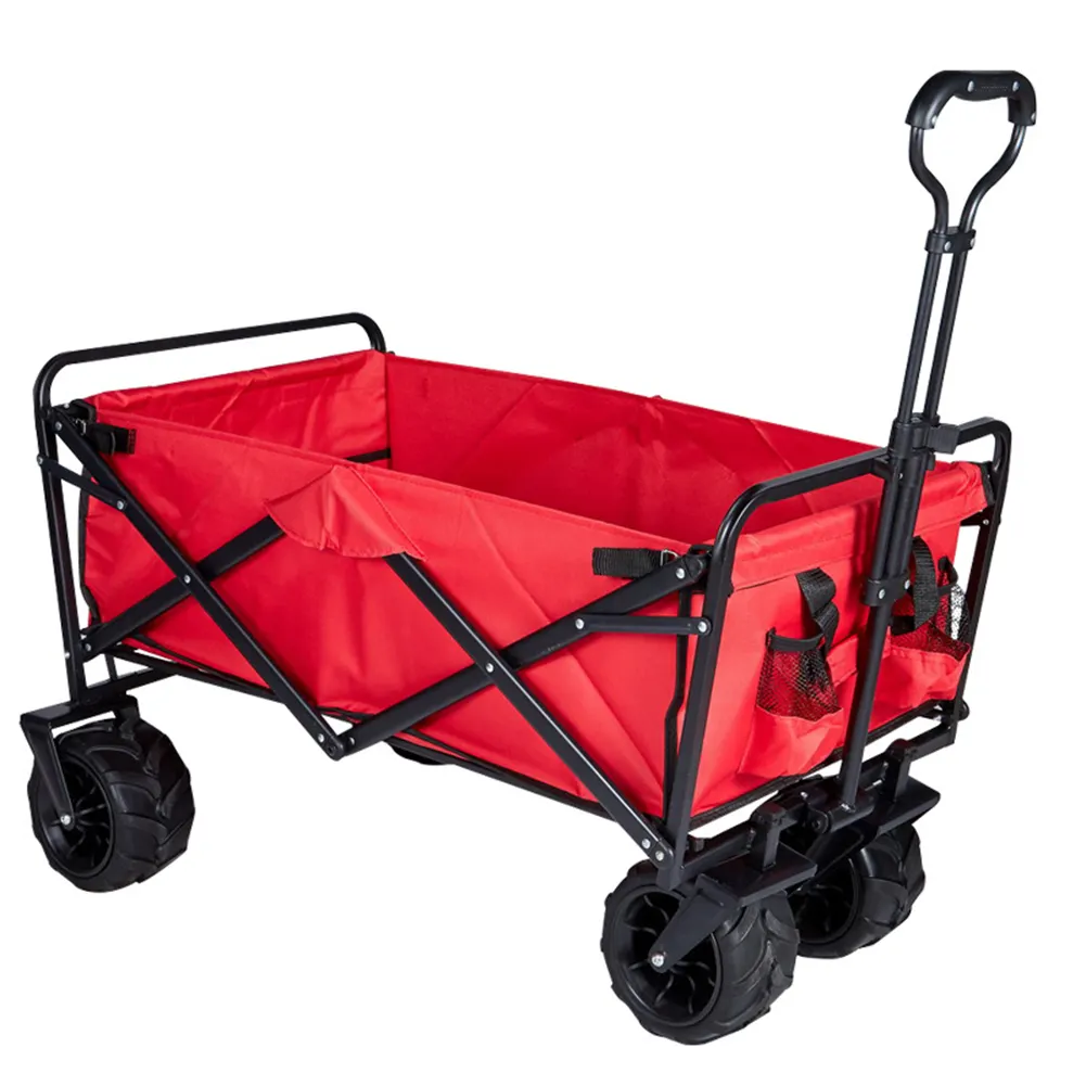 Camping Kinderwagen Vouwen Kamp, Auto Outdoor Trailer Bagage Trolley Kinderen Picknick Vissen Apparatuur Park Draagbare/