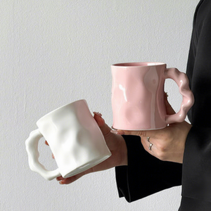 Mug martelé Papillon au design moderne et épuré avec poignée, <span class=keywords><strong>cadeau</strong></span> de bureau <span class=keywords><strong>pour</strong></span> meilleur ami, vaisselle de qualité supérieure <span class=keywords><strong>pour</strong></span> filles, usage domestique - Product Image 2