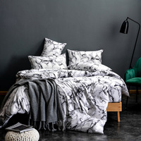 En gros polyester imprimée confortable ensemble de literie housse de couette