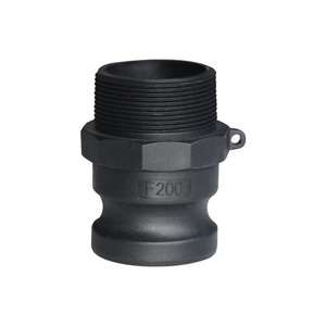 Accesorios de manguera Camlock de aleación, acoplamientos rápidos de PP y aluminio, roscas NPT/BSP, superficie pulida Lisa para tuberías químicas de 50mm - Product Image 2