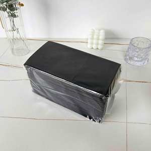 Couteau et fourchette pliables jetables pour les fêtes, emballés, sans poussière, papier de table coloré, personnalisation - Product Image 5