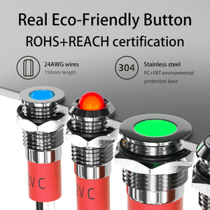 HBGQ16DT-D/Y/S đèn LED chỉ số 12V phẳng đầu IP67 tín hiệu không thấm nước Đèn 16 mét với dây CE CCC ul chứng nhận - Product Image 5