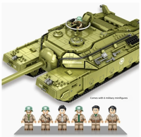 Modelo de tren de misiles soviético SS-24 de la Segunda Guerra Mundial, Karl Gun Howitzer, juguete educativo de ensamblaje.