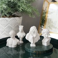 Statue en résine floquée de dieu grec, mini, personnalisée, vente chaude, usine chinoise en gros