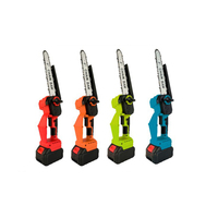 Mini tronçonneuse sans fil Elehand de 8 pouces, sans balais, rechargeable, électrique, portative, pour la coupe du bois, l'élagage et la taille des arbres