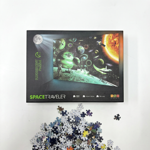 <span class=keywords><strong>Puzzle</strong></span> lumineux sur le thème de l'espace, <span class=keywords><strong>1000</strong></span> <span class=keywords><strong>pièces</strong></span>, 70x50cm, en carton épais, jouet éducatif pour adultes et adolescents - Product Image 3